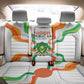 Jamhuriyar Nijar Republic Day Back Car Seat Cover Coat Of Arms With Flag - African Pride