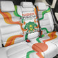 Jamhuriyar Nijar Republic Day Back Car Seat Cover Coat Of Arms With Flag - African Pride