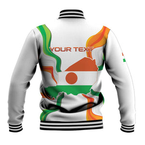 Personalized Jamhuriyar Nijar Republic Day Baseball Jacket Coat Of Arms With Flag - African Pride