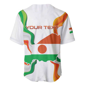 Personalized Jamhuriyar Nijar Republic Day Baseball Jersey Coat Of Arms With Flag - African Pride
