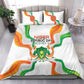 Jamhuriyar Nijar Republic Day Bedding Set Coat Of Arms With Flag - African Pride