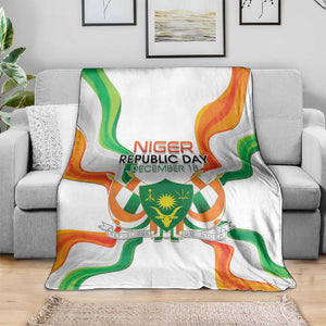 Jamhuriyar Nijar Republic Day Blanket Coat Of Arms With Flag - African Pride