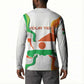Personalized Niger Republic Day Button Sweatshirt Coat Of Arms With Flag