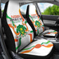 Jamhuriyar Nijar Republic Day Car Seat Cover Coat Of Arms With Flag - African Pride
