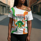 Personalized Niger Republic Day Cross Shoulder Shirt Coat Of Arms With Flag