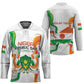 Personalized Niger Republic Day Hockey Jersey Coat Of Arms With Flag