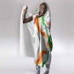 Jamhuriyar Nijar Republic Day Hooded Blanket Coat Of Arms With Flag - African Pride