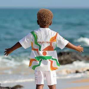 Personalized Jamhuriyar Nijar Republic Day Kid Hawaiian Shirt Coat Of Arms With Flag - African Pride