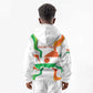 Personalized Jamhuriyar Nijar Republic Day Kid Hoodie Coat Of Arms With Flag - African Pride