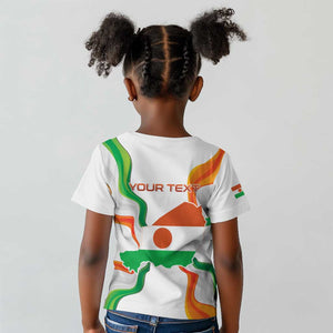 Personalized Jamhuriyar Nijar Republic Day Kid T shirt Coat Of Arms With Flag - African Pride