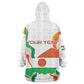 Personalized Jamhuriyar Nijar Republic Day Kid Wearable Blanket Hoodie Coat Of Arms With Flag - African Pride