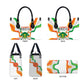 Niger Republic Day Leather Bag Coat Of Arms With Flag