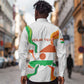Personalized Jamhuriyar Nijar Republic Day Long Sleeve Button Shirt Coat Of Arms With Flag - African Pride