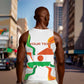 Personalized Jamhuriyar Nijar Republic Day Men Tank Top Coat Of Arms With Flag - African Pride