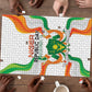 Niger Republic Day Puzzle Coat Of Arms With Flag