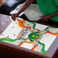 Niger Republic Day Puzzle Coat Of Arms With Flag