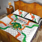 Jamhuriyar Nijar Republic Day Quilt Bed Set Coat Of Arms With Flag - African Pride