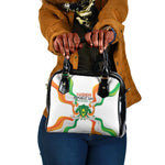 Jamhuriyar Nijar Republic Day Shoulder Handbag Coat Of Arms With Flag - African Pride