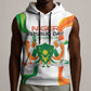 Personalized Jamhuriyar Nijar Republic Day Sleeveless Hoodie Coat Of Arms With Flag - African Pride