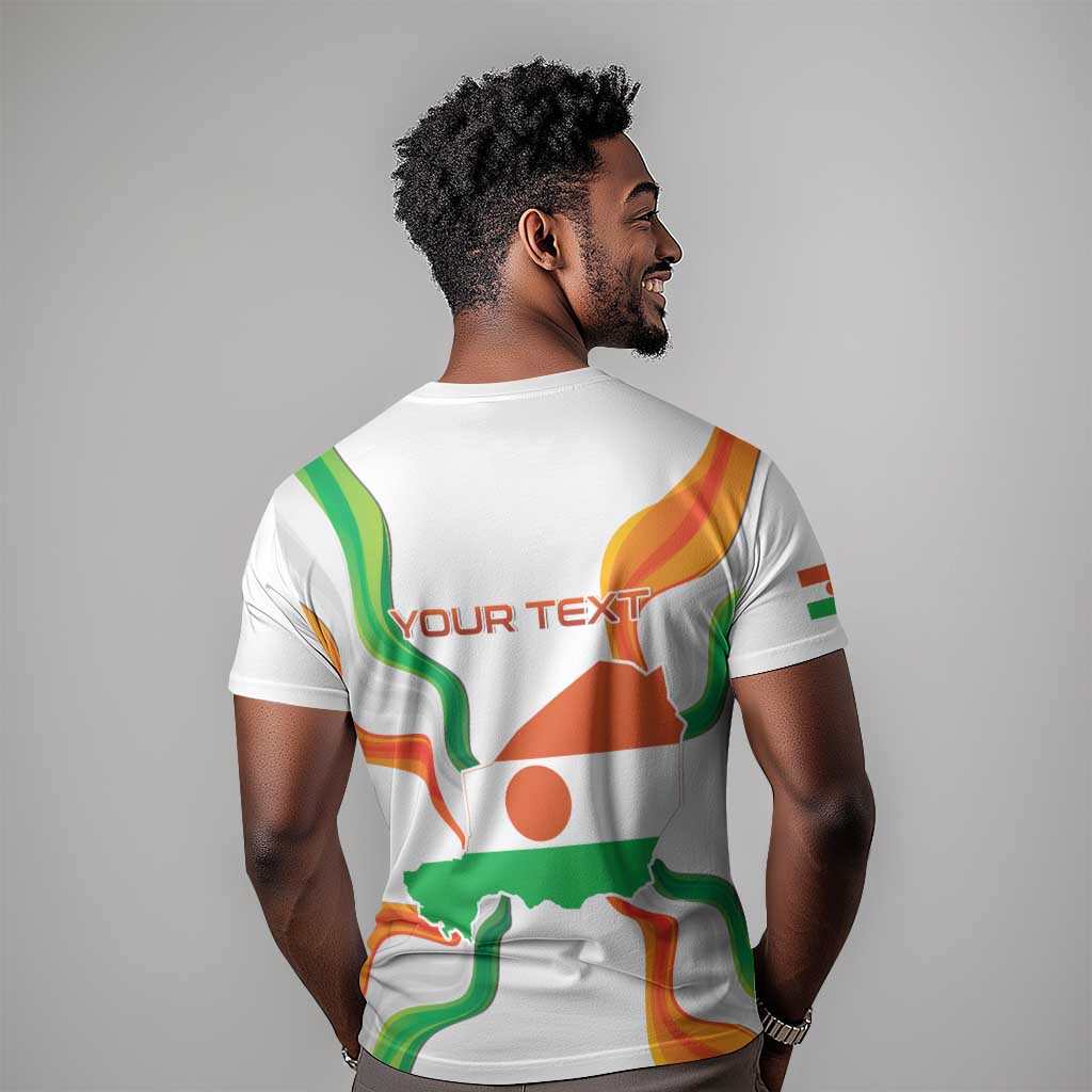 Personalized Jamhuriyar Nijar Republic Day T shirt Coat Of Arms With Flag - African Pride