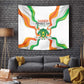 Jamhuriyar Nijar Republic Day Tapestry Coat Of Arms With Flag - African Pride