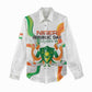 Personalized Jamhuriyar Nijar Republic Day Women Casual Shirt Coat Of Arms With Flag - African Pride