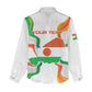 Personalized Jamhuriyar Nijar Republic Day Women Casual Shirt Coat Of Arms With Flag - African Pride