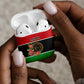 Libya Independence Day AirPods Case Pomegranate Blossom With Libyan Seal