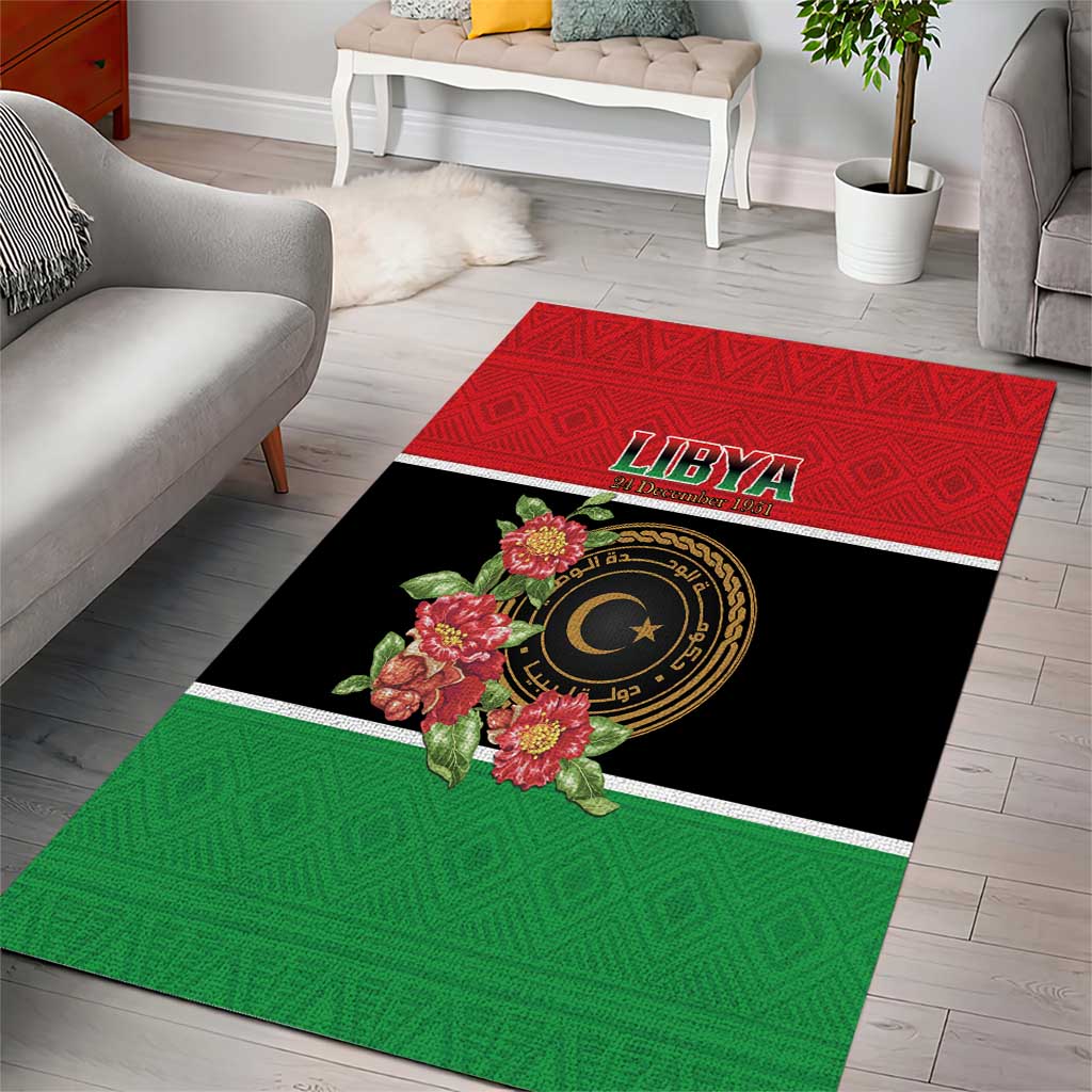 Happy Libya Area Rug Independence Day - African Pride
