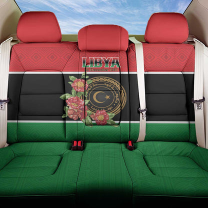 Happy Libya Back Car Seat Cover Independence Day - African Pride