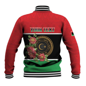 Personalized Happy Libya Baseball Jacket Independence Day - African Pride