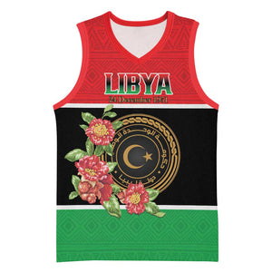 Personalized Happy Libya Basketball Jersey Independence Day - African Pride