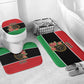 Libya Independence Day Bathroom Set Pomegranate Blossom With Libyan Seal