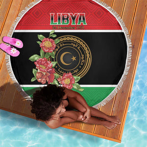 Happy Libya Beach Blanket Independence Day - African Pride