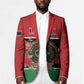 Personalized Libya Independence Day Blazer Pomegranate Blossom With Libyan Seal