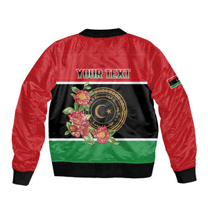 Personalized Happy Libya Bomber Jacket Independence Day - African Pride