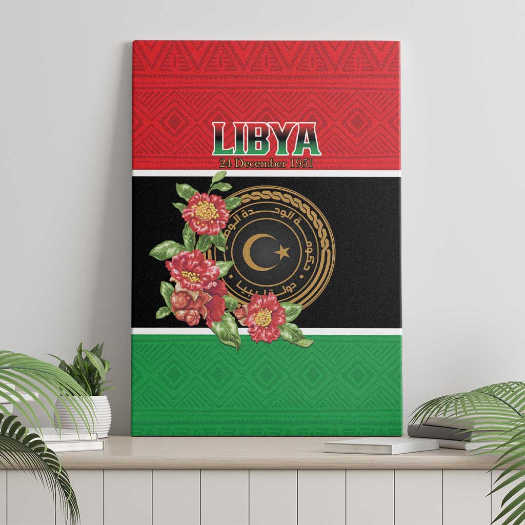 Happy Libya Canvas Wall Art Independence Day - African Pride