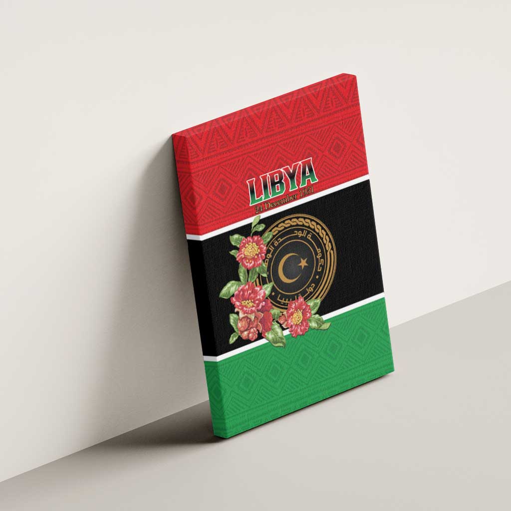 Happy Libya Canvas Wall Art Independence Day - African Pride