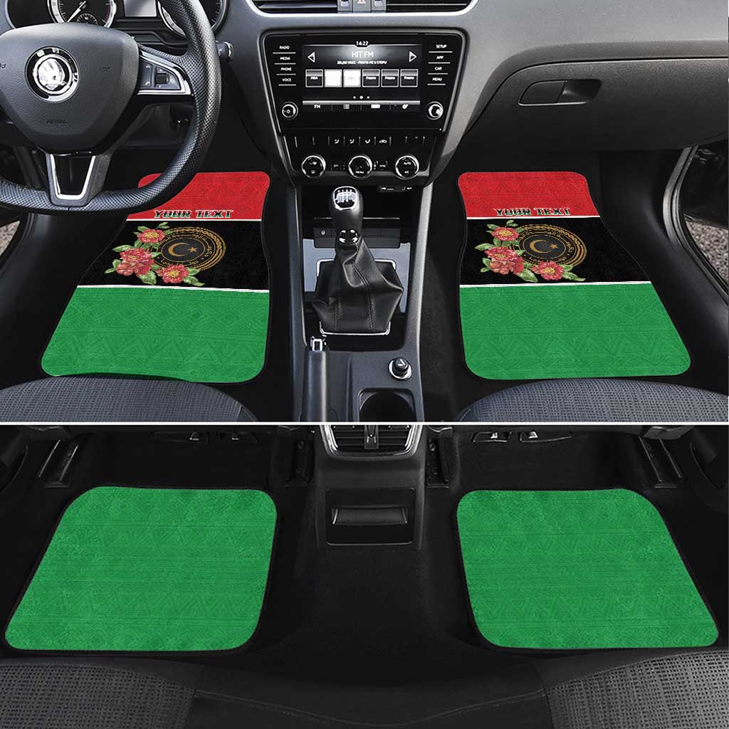 Personalized Happy Libya Car Mats Independence Day - African Pride