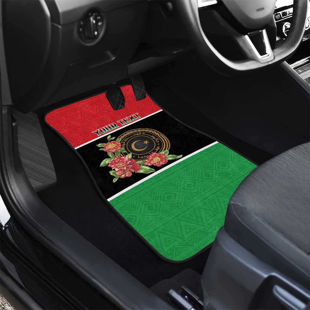 Personalized Happy Libya Car Mats Independence Day - African Pride