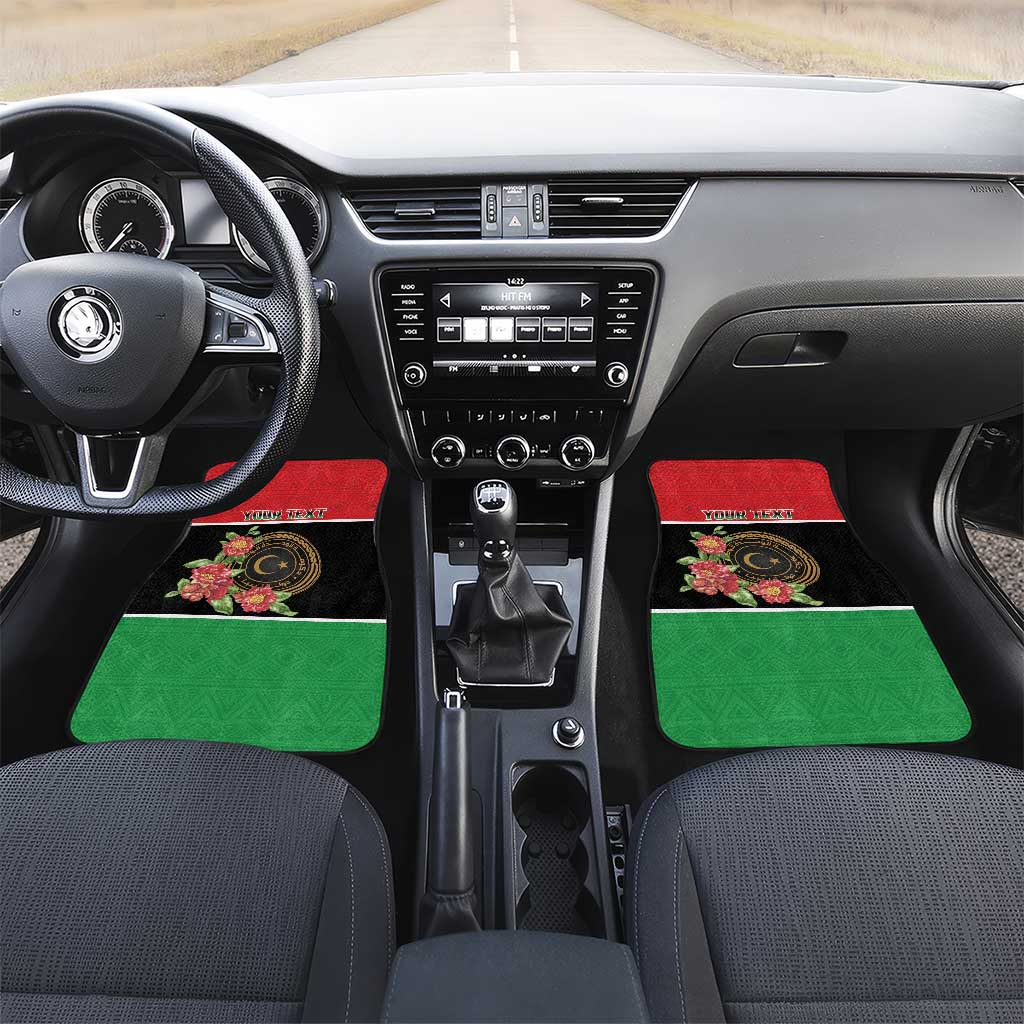 Personalized Happy Libya Car Mats Independence Day - African Pride