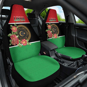 Happy Libya Car Seat Cover Independence Day - African Pride