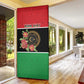 Personalized Libya Independence Day Door Cover Pomegranate Blossom With Libyan Seal