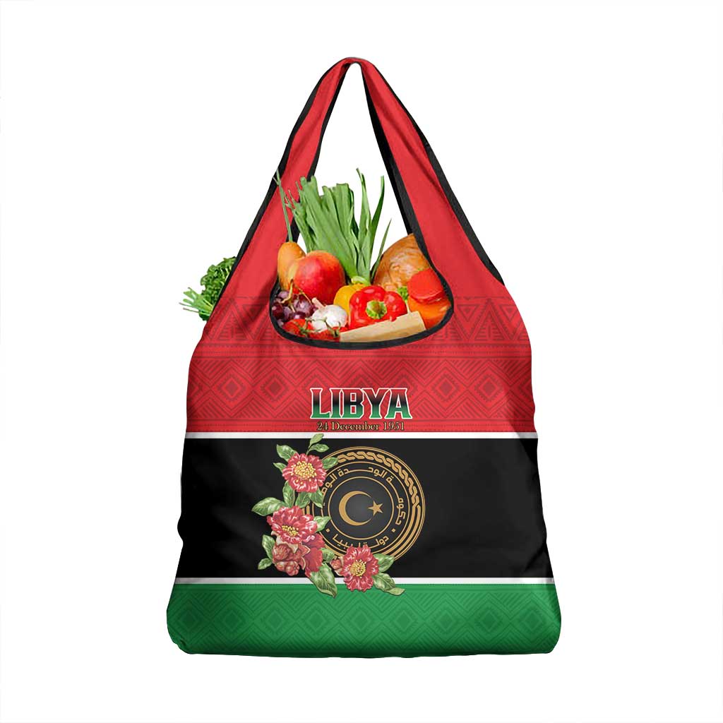Happy Libya Grocery Bag Independence Day - African Pride