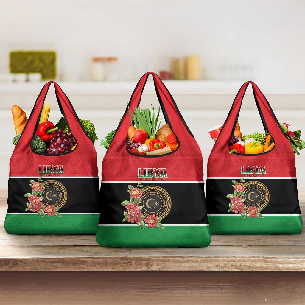 Happy Libya Grocery Bag Independence Day - African Pride