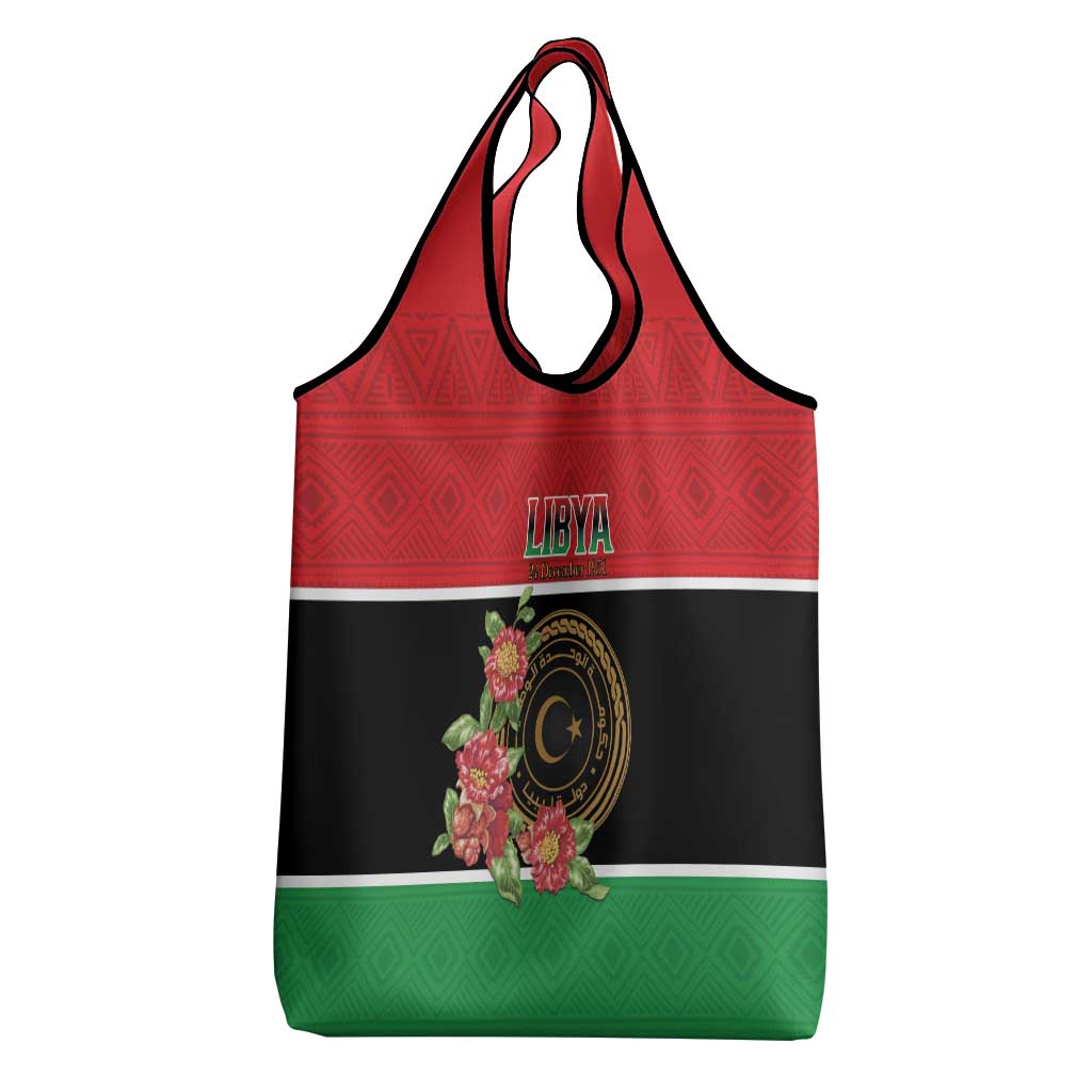 Happy Libya Grocery Bag Independence Day - African Pride