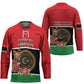 Personalized Libya Independence Day Hockey Jersey Pomegranate Blossom With Libyan Seal