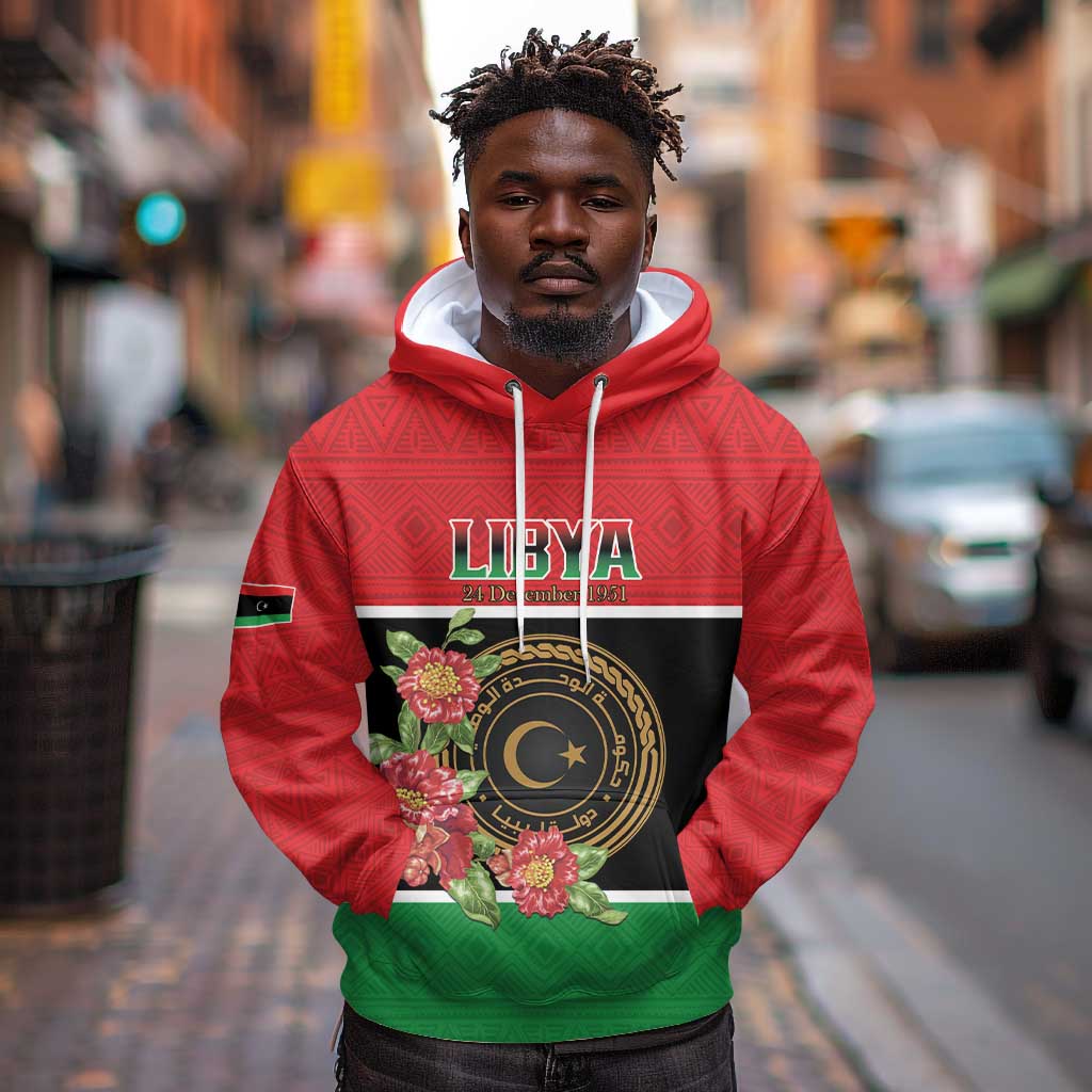 Personalized Happy Libya Hoodie Independence Day - African Pride