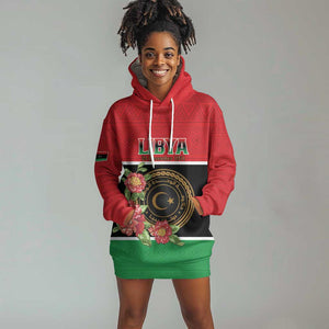 Personalized Happy Libya Hoodie Dress Independence Day - African Pride