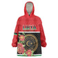 Personalized Happy Libya Kid Wearable Blanket Hoodie Independence Day - African Pride